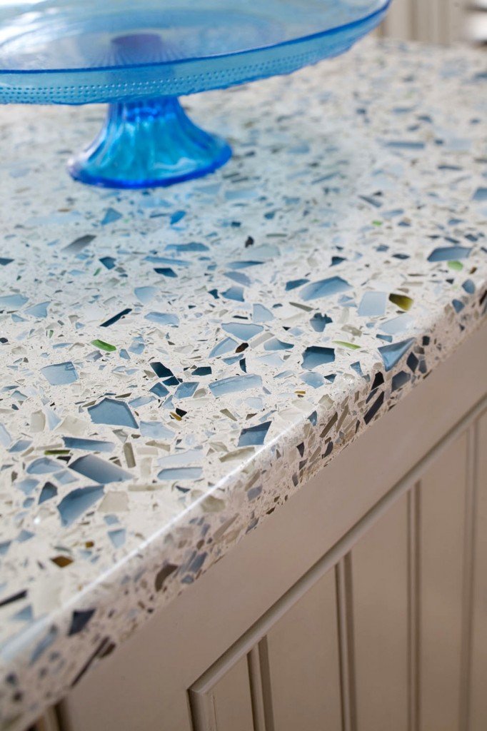 Recycled Glass Counter Top