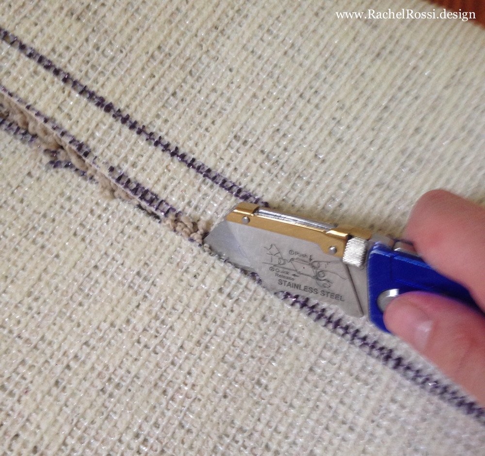 3 Options for Stitching Carpet Edges to Make a Rug