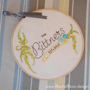 Family Embroidery Hoop