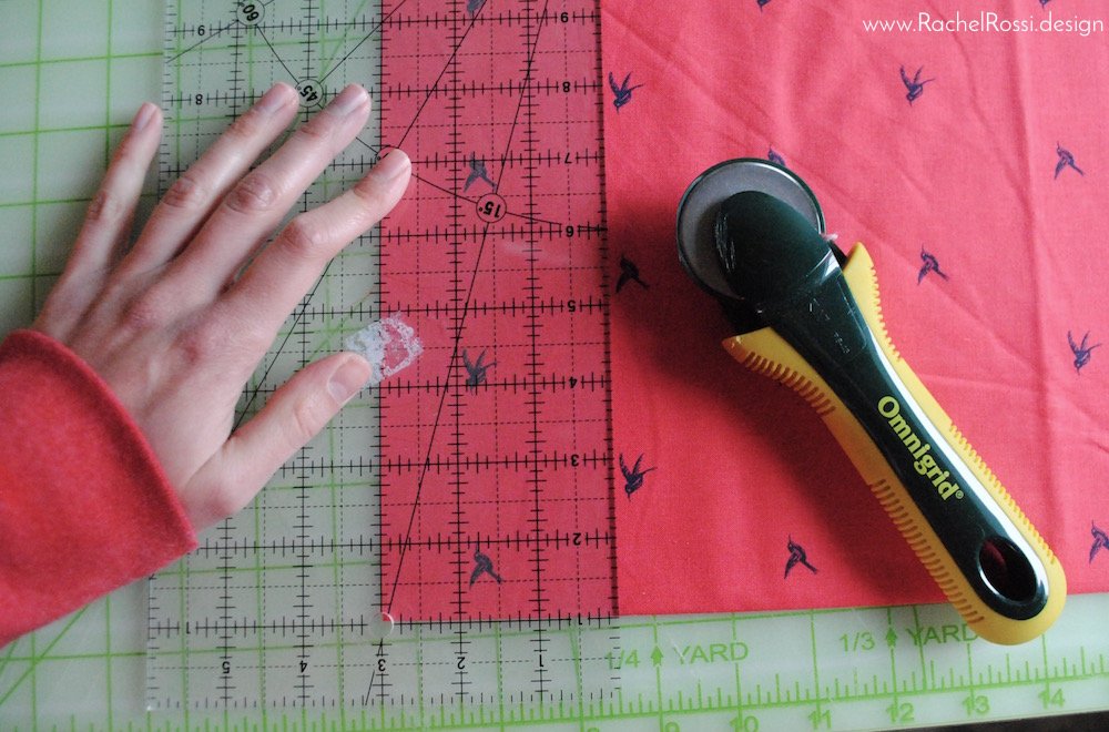 How to cut pieces out for a quilt