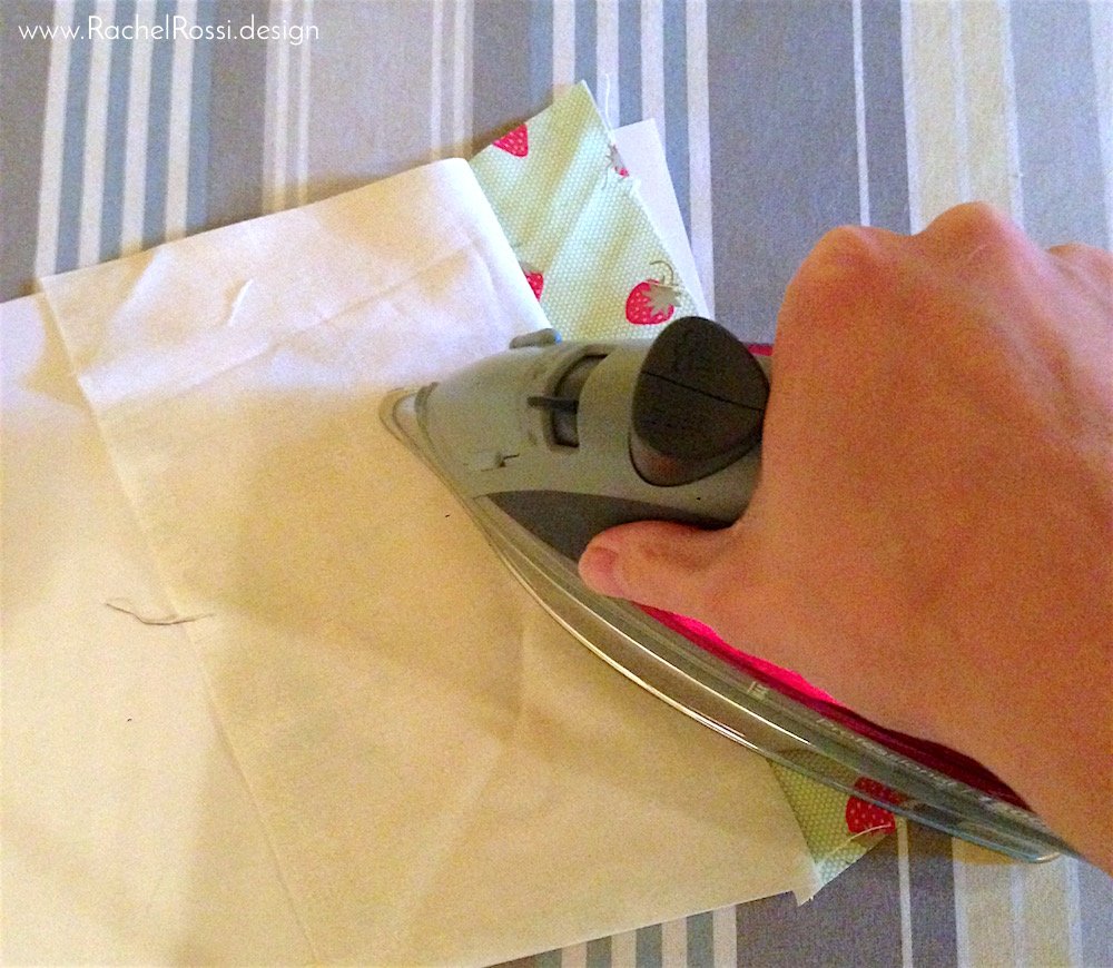 how to iron paper pieced quiting blocks