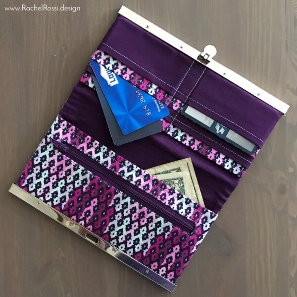 Pattern Review The Diva Frame Wallet by Sew Many Creations Rachel Rossi