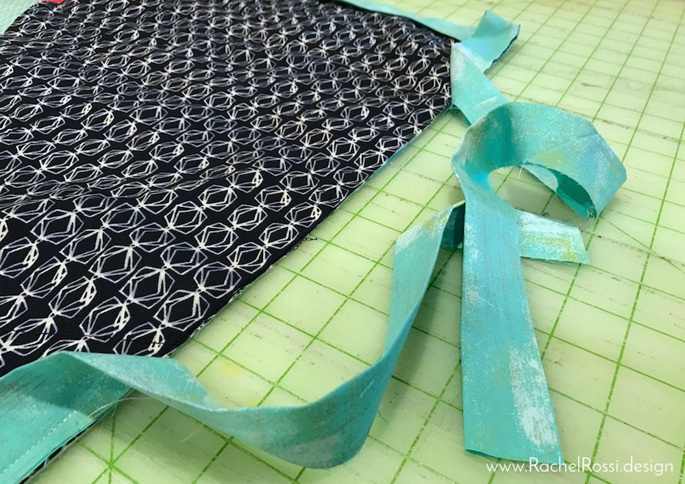 Getting the Perfect Corner on Your Binding Quilt Tutorial Rachel Rossi