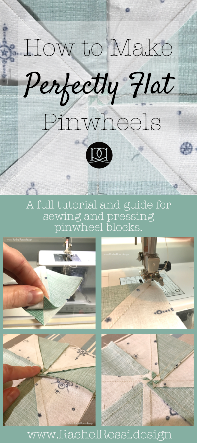 An awesome guide on how to sew and press pinwheel quilt blocks so that they lay flat. Reducing bulk in pinwheel seams is totally worth the effort!