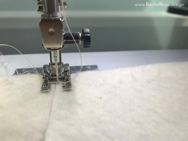 how to sew batting pieces together