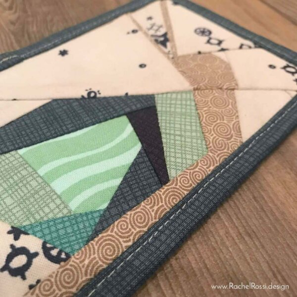 Snail Quilted Postcard