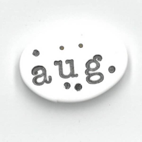 august clay button
