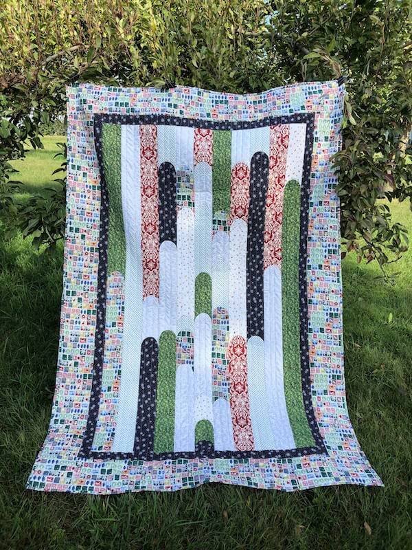 kelsey's half circle quilt